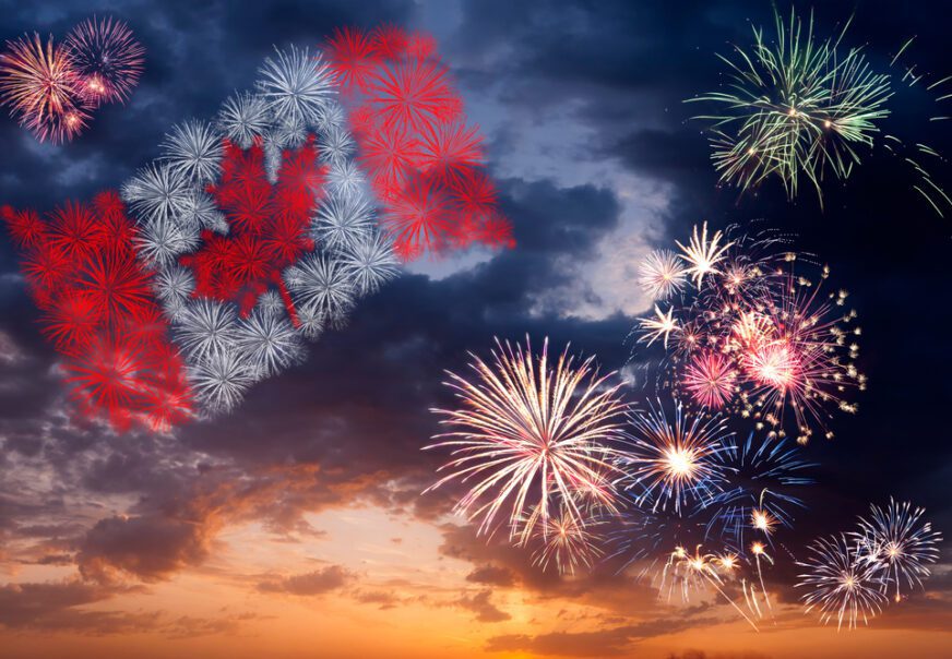 Canada Day Fireworks in Ottawa 2024