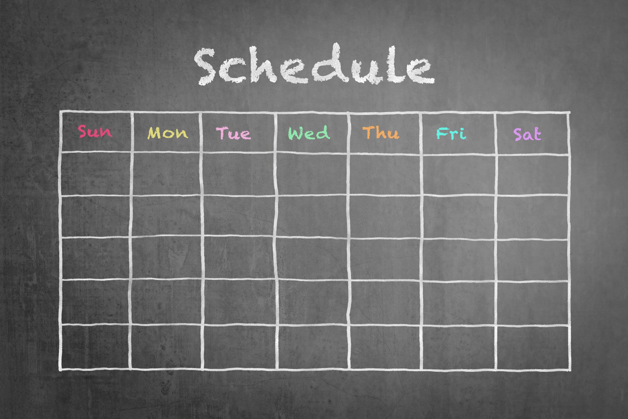 Create a cleaning schedule - how to