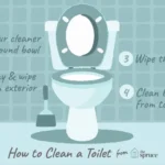 how to clean a toilet tips