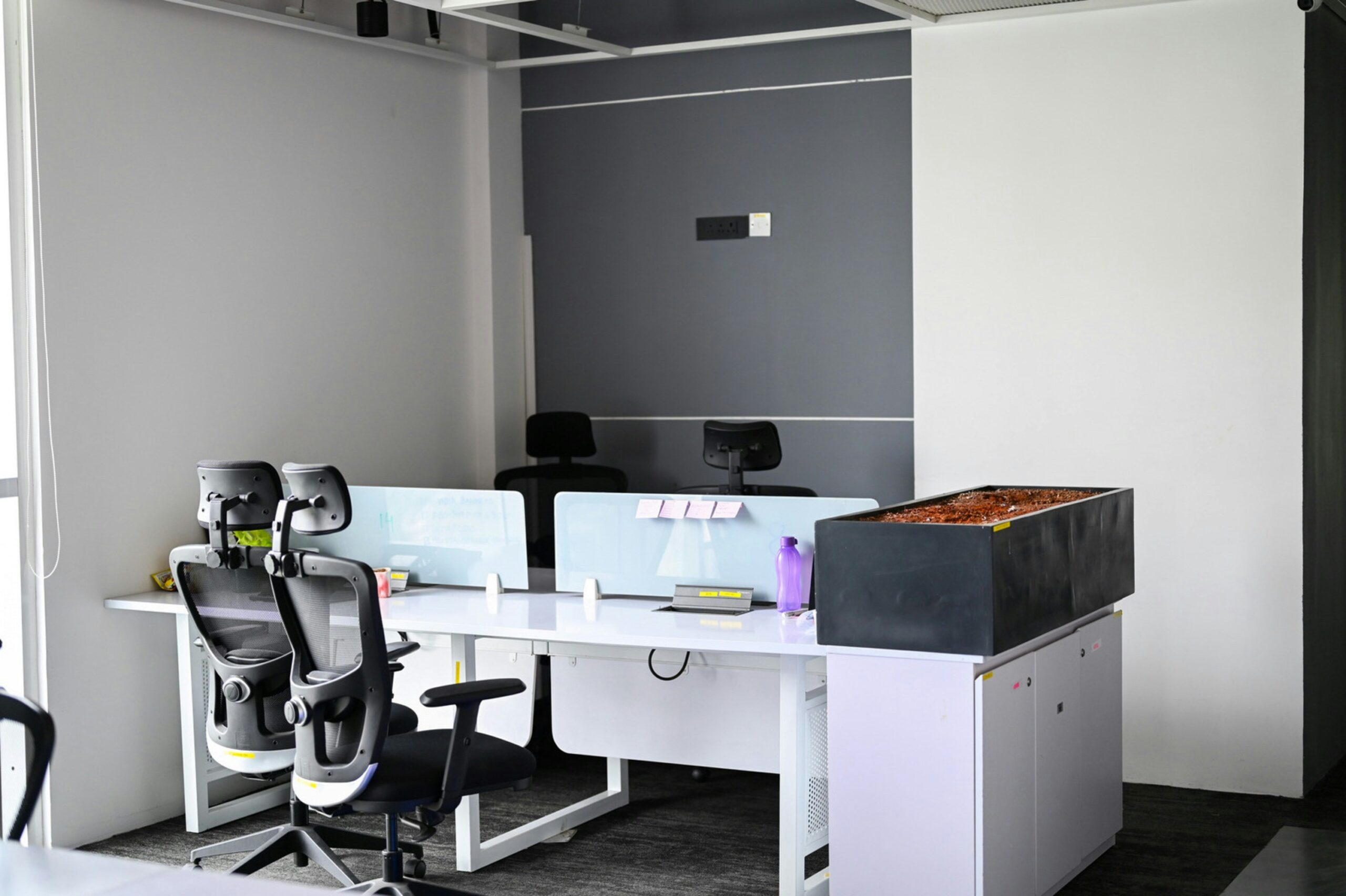 office dust comes back fast